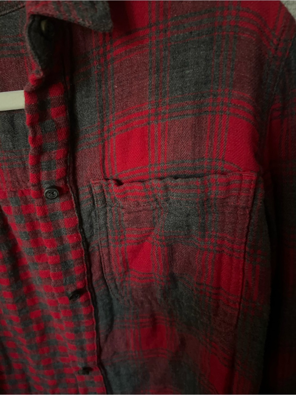 Madewell Women’s Flannel High Low Button Down with pockets. Small - Picture 9 of 11